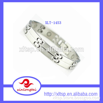 316l stainless steel bracelet 4 in 1 bio magnetic titanium bracelet for man
